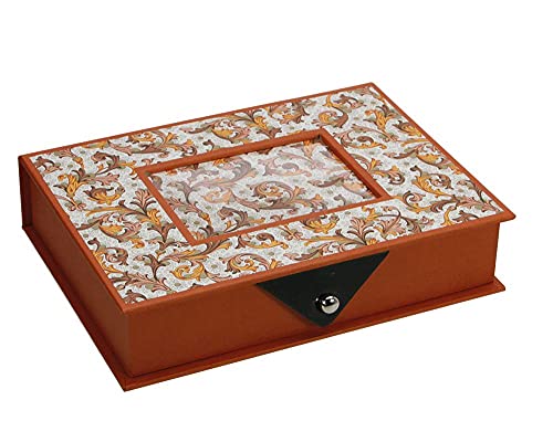 SAFE Leonardo 4008 Scatola Gioielli Carta Marmorizzata Oro