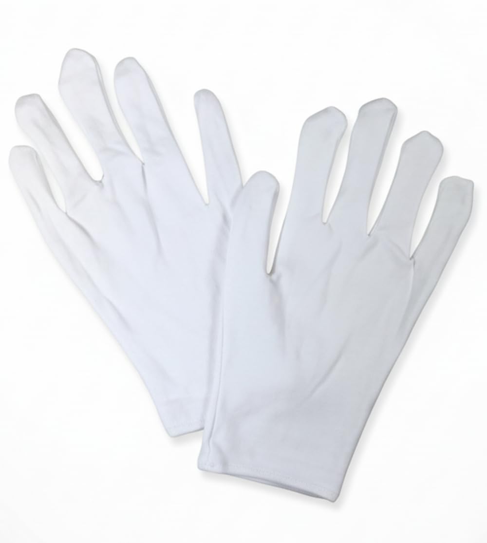 SAFE 1810 Guanti Cotone per Monete Paio Universale in Cotone