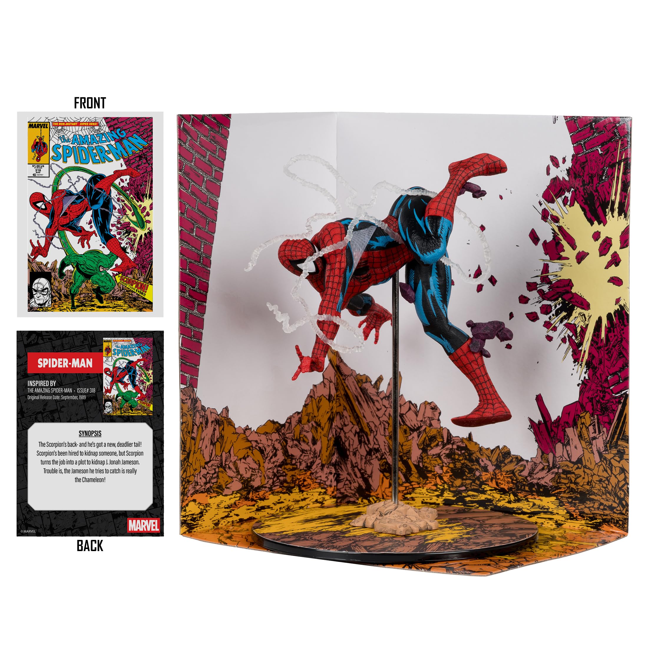 McFarlane Marvel Statua Spider-Man Amazing Spider-Man 318 1/10