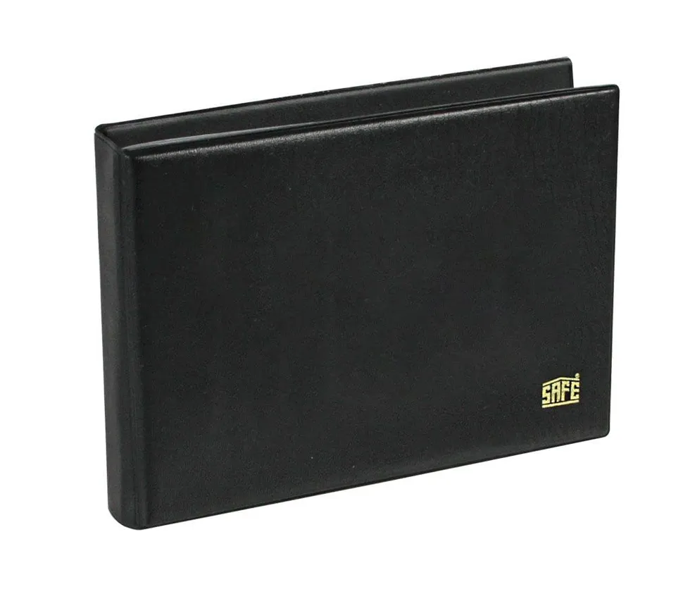 Safe 7834 album monete tascabile 12 fogli 72 posti blu
