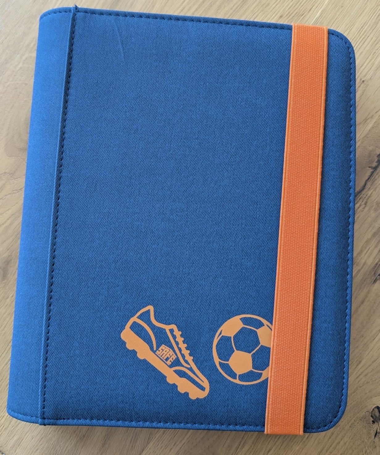 Safe Album Carte Calcio 160 Carte Verde 20 Pagine Elastico
