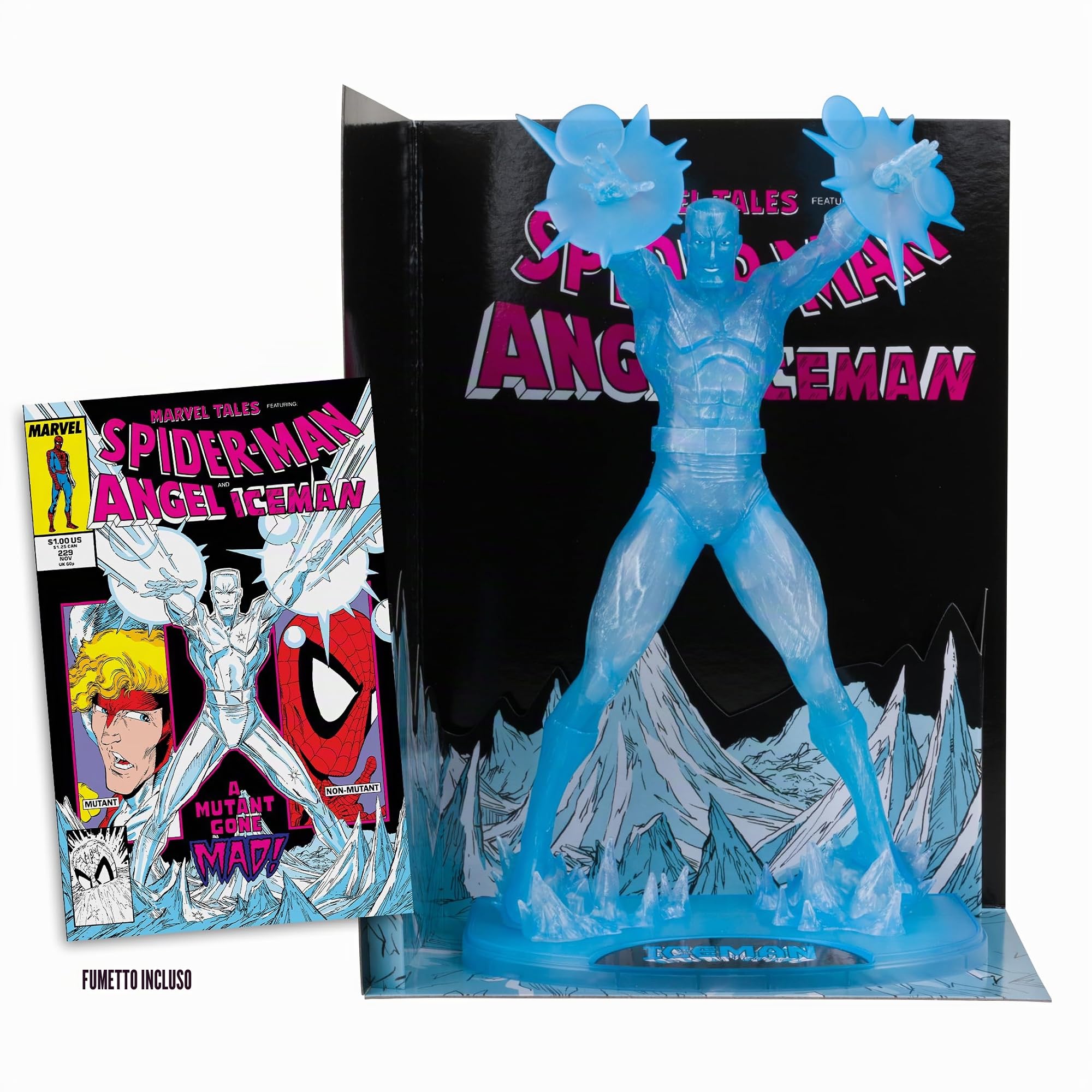 McFarlane Marvel Iceman Marvel Tales 229 Red Platinum statua 1:6