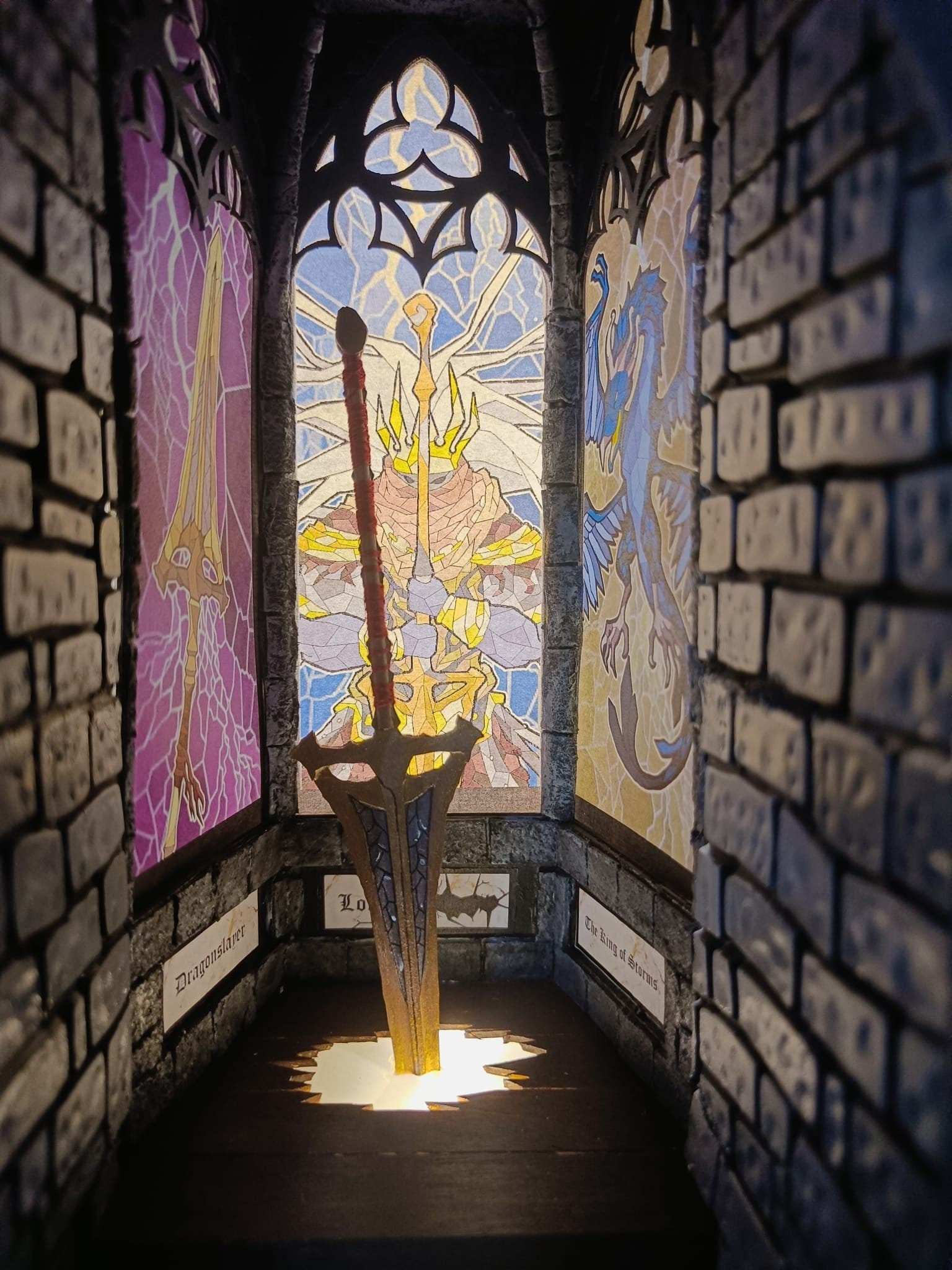 L'Atelier di Zelda Scenari Incantati Dragonslayer Book Nook Principe