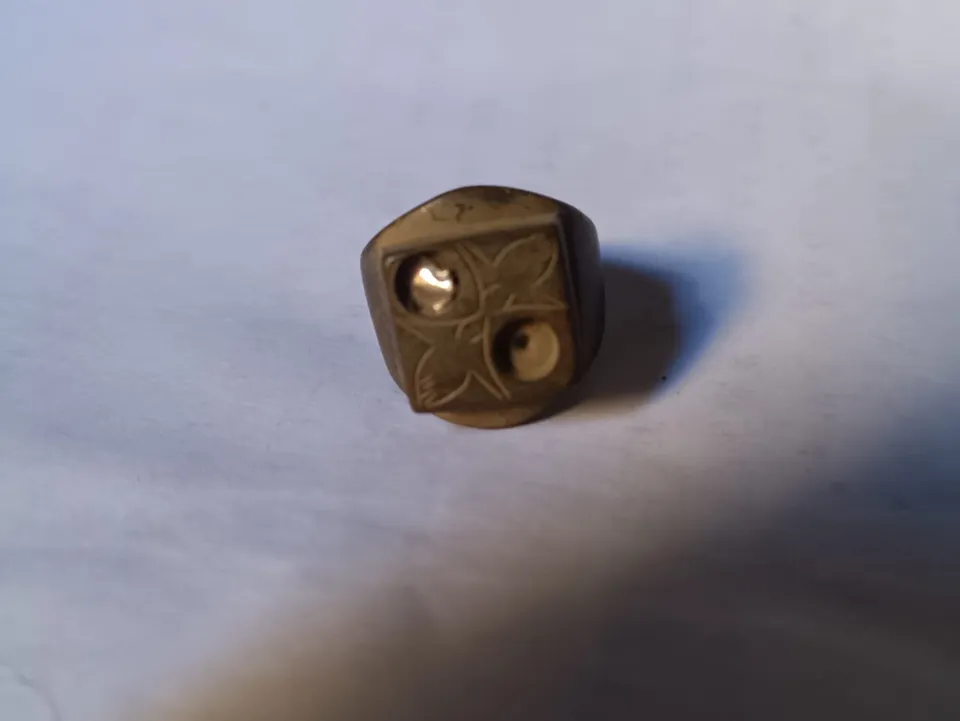 TS Collezionismo Antiquariato Anello medievale anello bronzo misura 15