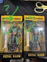 McFarlane Mortal Kombat Kotal Kahn Cutter Action Figure 18cm