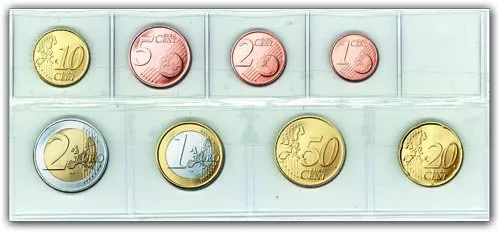 SAFE Sammelsysteme 1304 Buste Monete Euro 10 Pezzi