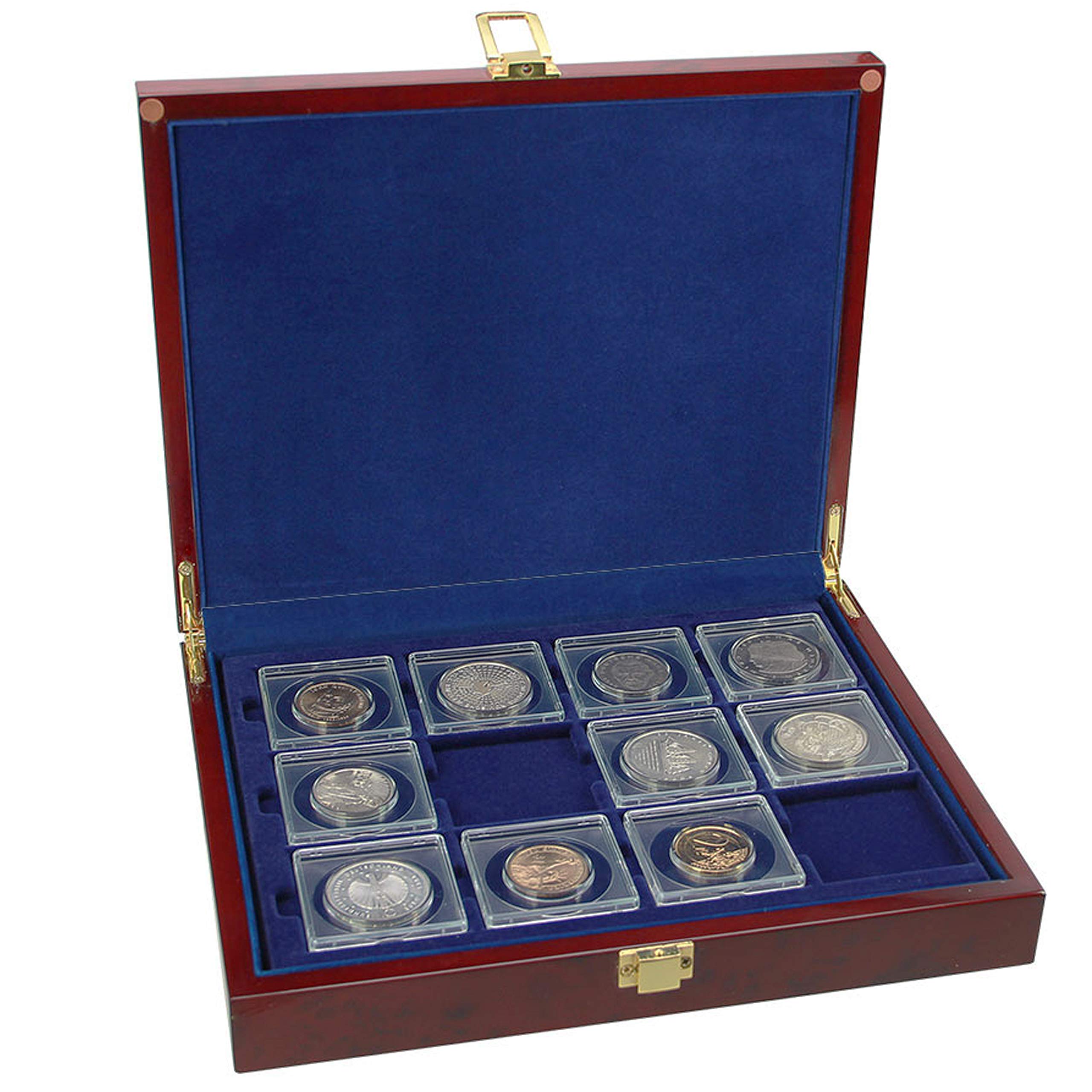 SAFE 5787 valigia monete radica 36 capsule Square