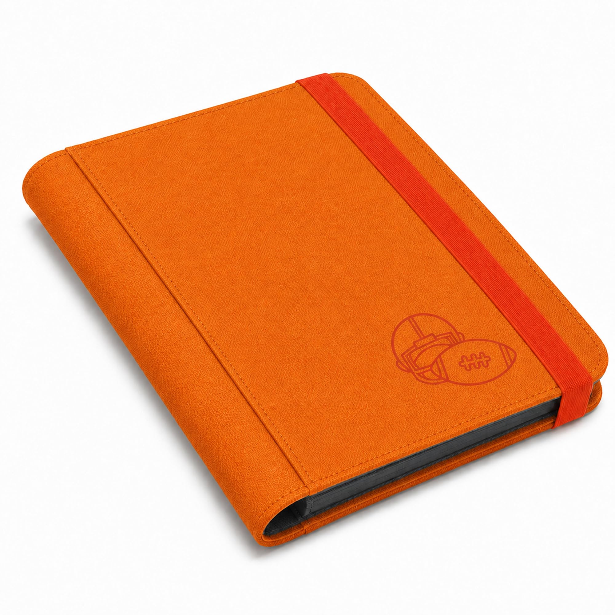 Safe Sammelkarten album 160 carte calcio arancione