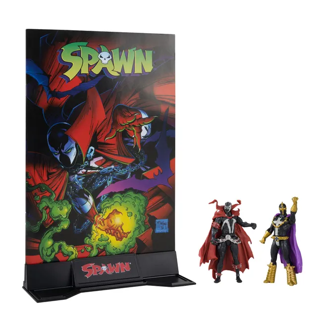 McFarlane Page Punchers Spawn action figure 7,6 cm + fumetto