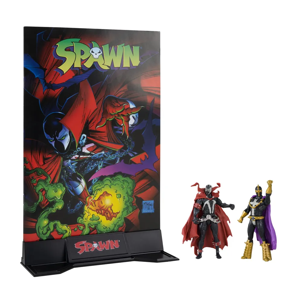 McFarlane Page Punchers Spawn action figure 7,6 cm + fumetto