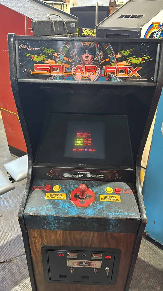 Arcade Story Sparatutto Solar Fox 1981 gioco spaziale Bally