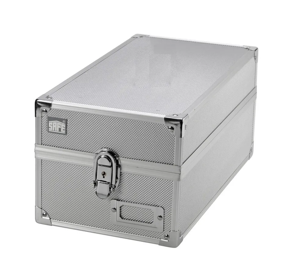 Safe 161 valigia monete alluminio con chiave divisori