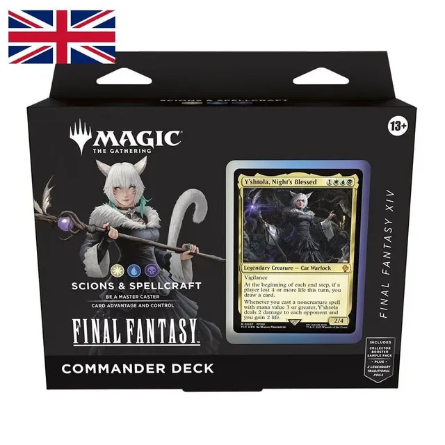 Magic Final Fantasy Scions Spellcraft Commander Deck 100 Carte