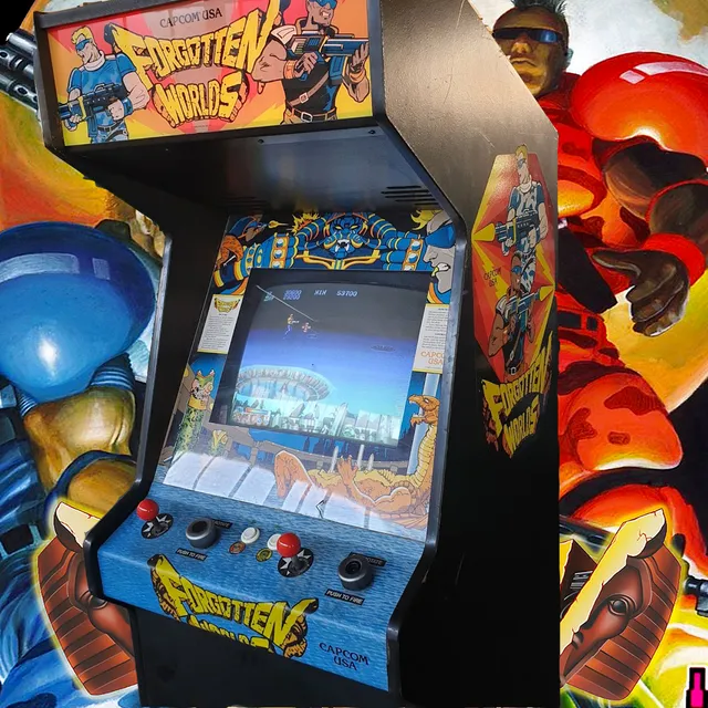 Arcade Story Forgotten Worlds cabinato arcade Capcom 1988