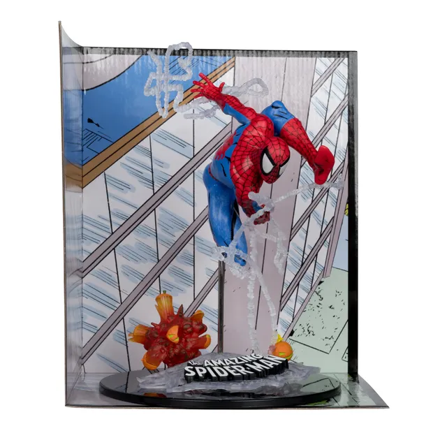 McFarlane Marvel Spider-Man 1:10 Statua #302 con Scena base