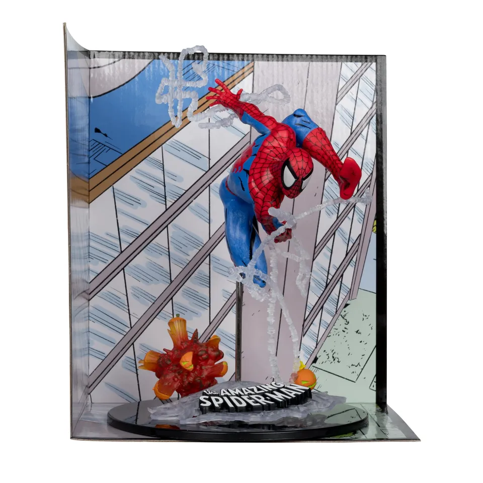 McFarlane Marvel Spider-Man 1:10 Statua #302 con Scena base