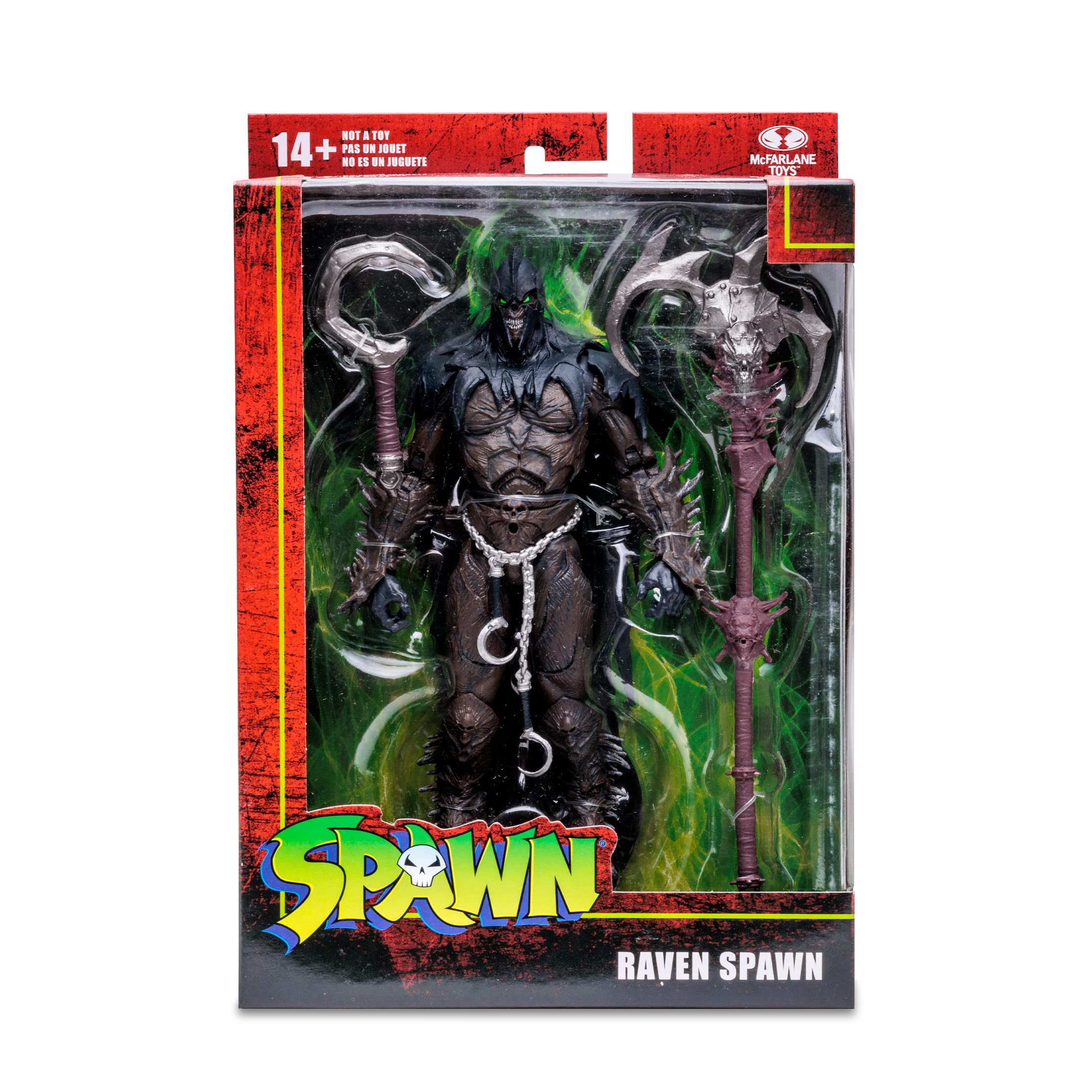 McFarlane Spawn Raven Spawn action figure gancio piccolo