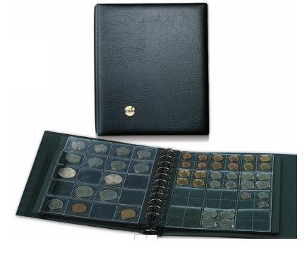 SAFE Münzalben Coin Combi album monete nero 11 anelli
