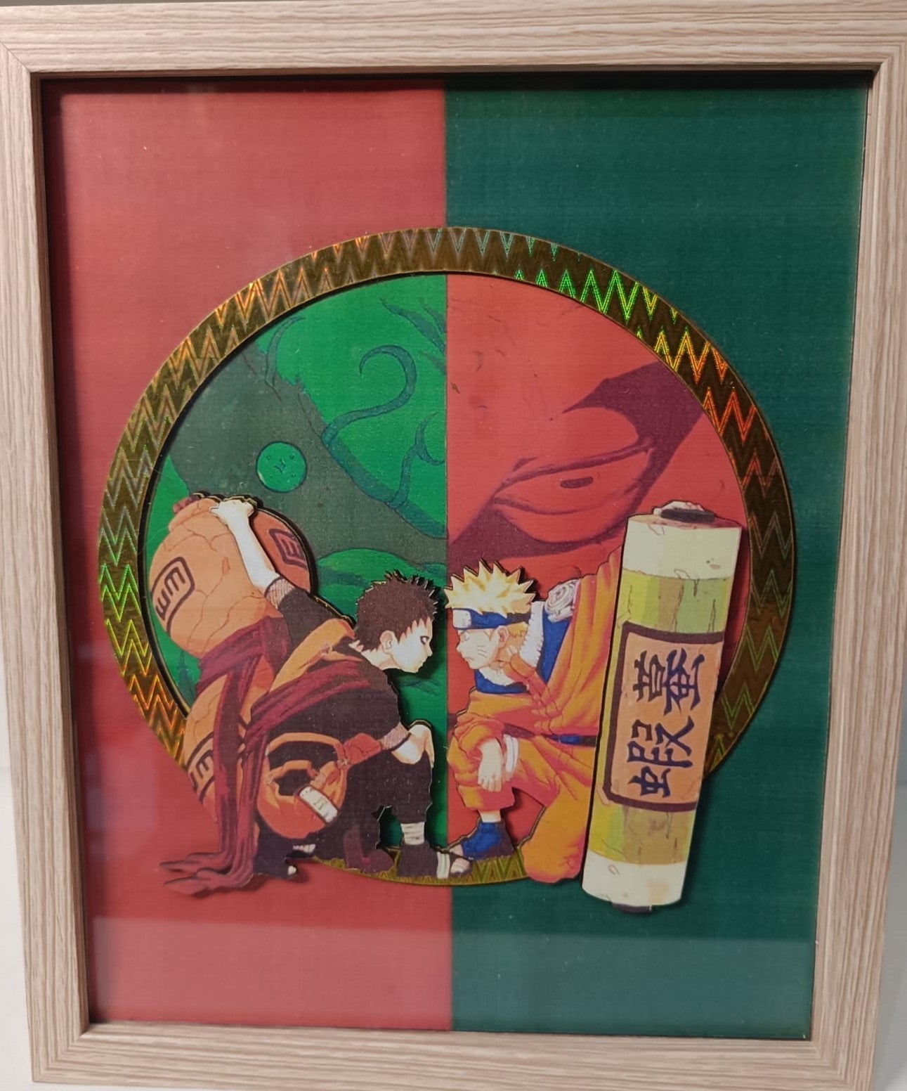 L'Atelier di Zelda Mondi di Luce Naruto e Gaara lightbox USB