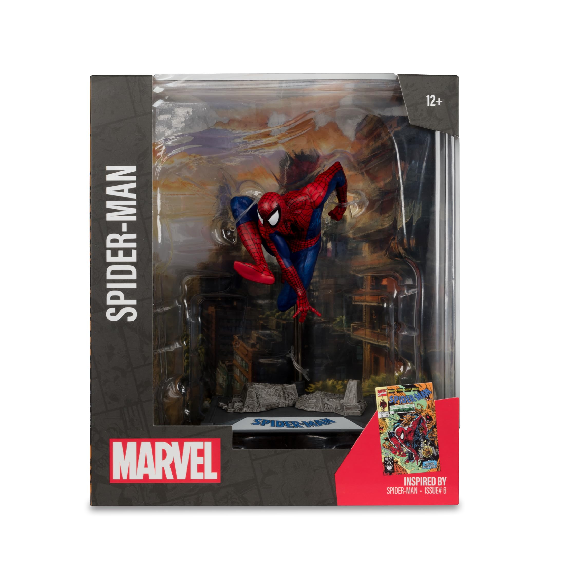 McFarlane Marvel Spider-Man #6 statuetta 1:10 con scena