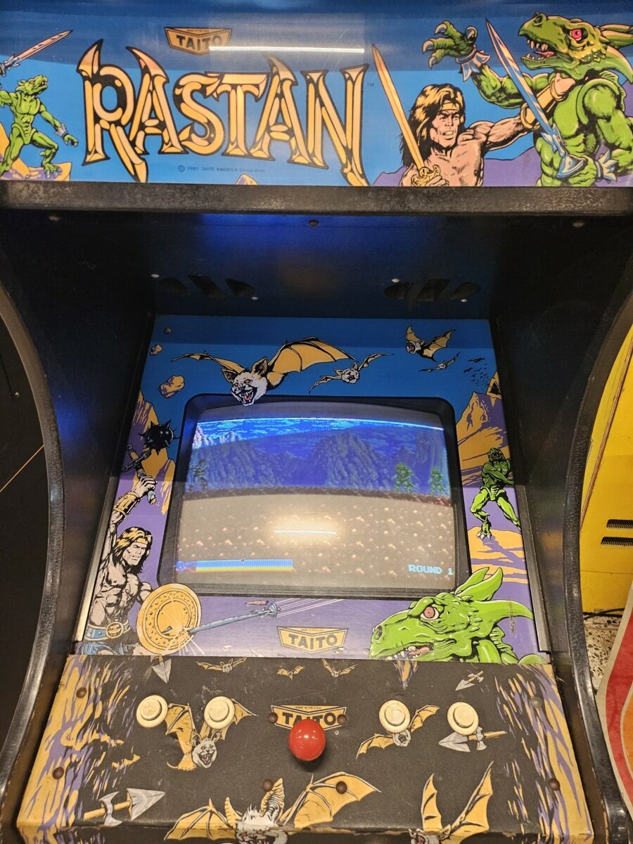 Arcade Story Arcade Rastan Saga cabinato arcade fantasy 6 livelli