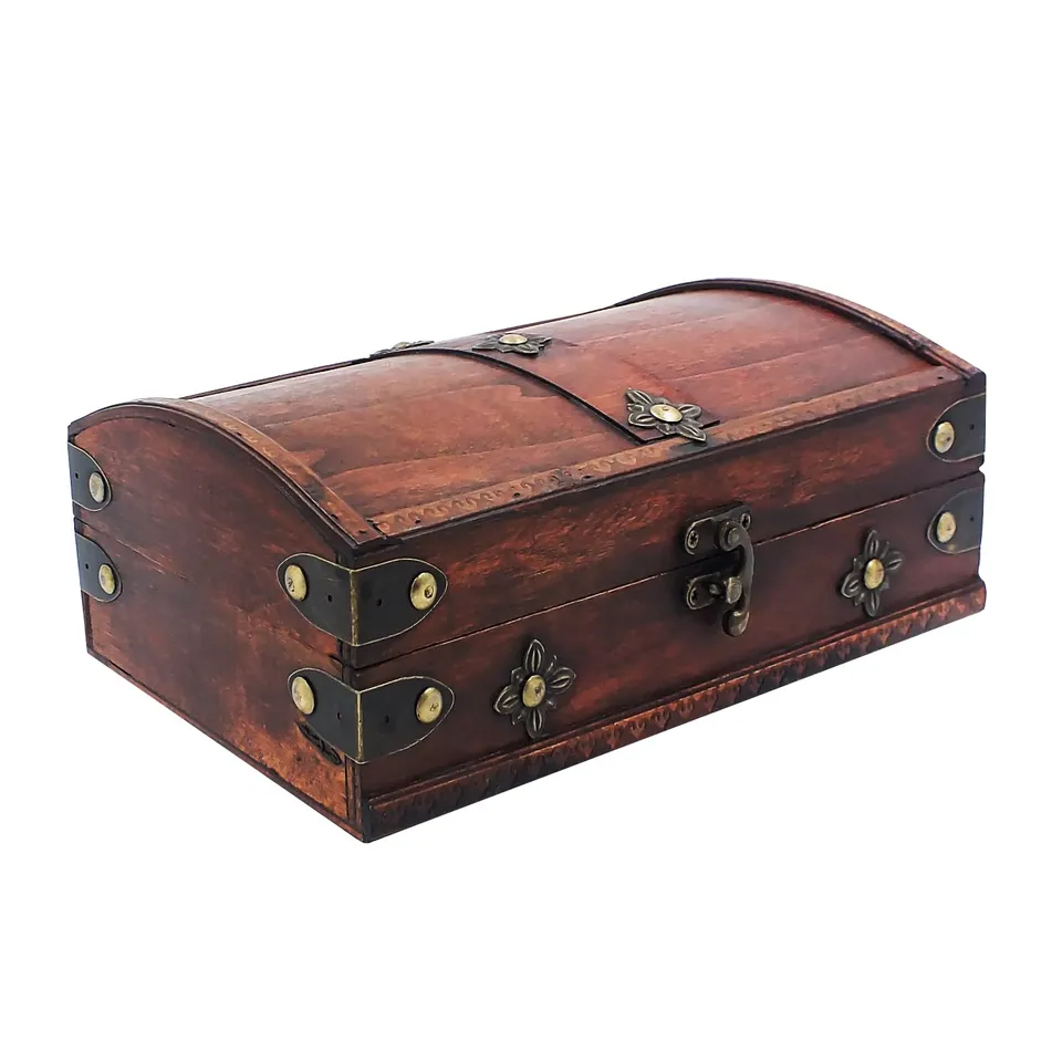 Safe Group Sammelboxen Scrigno Bauletto Legno 25x15x9 cm Tesoro
