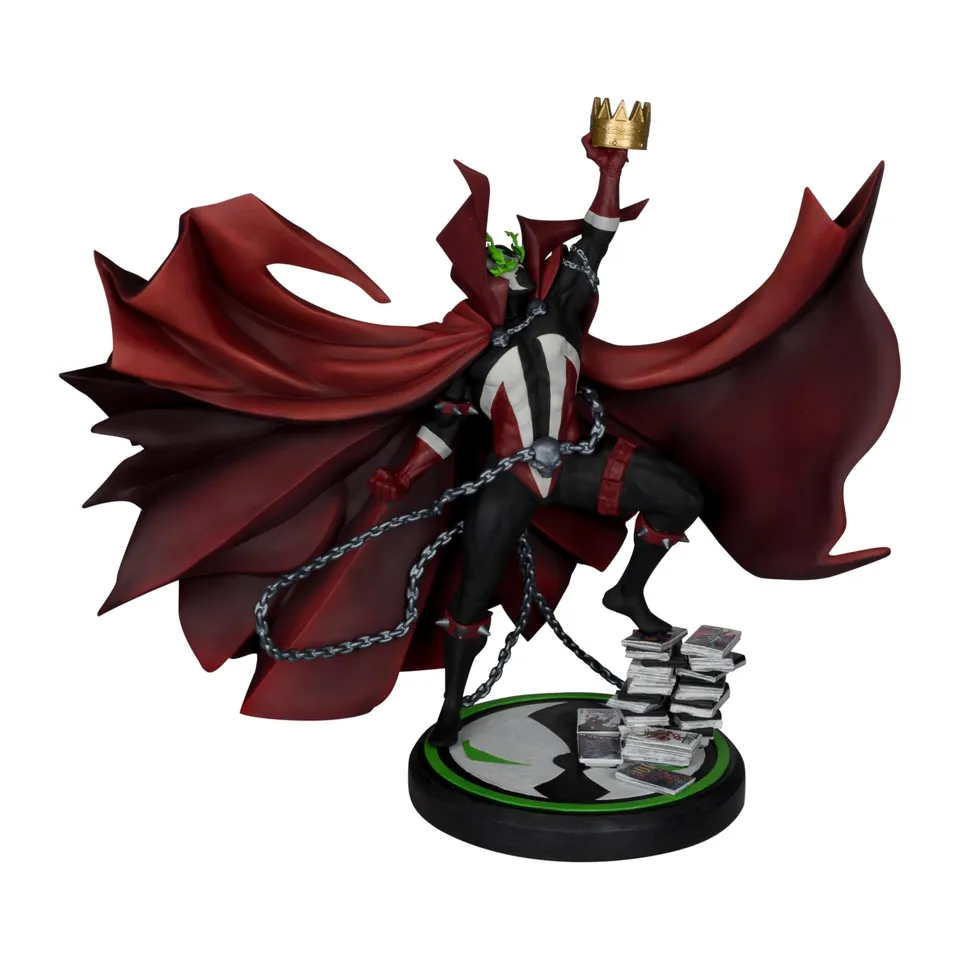 McFarlane Spawn 301 Statua Resina 1:10 Nero Bianco Rosso