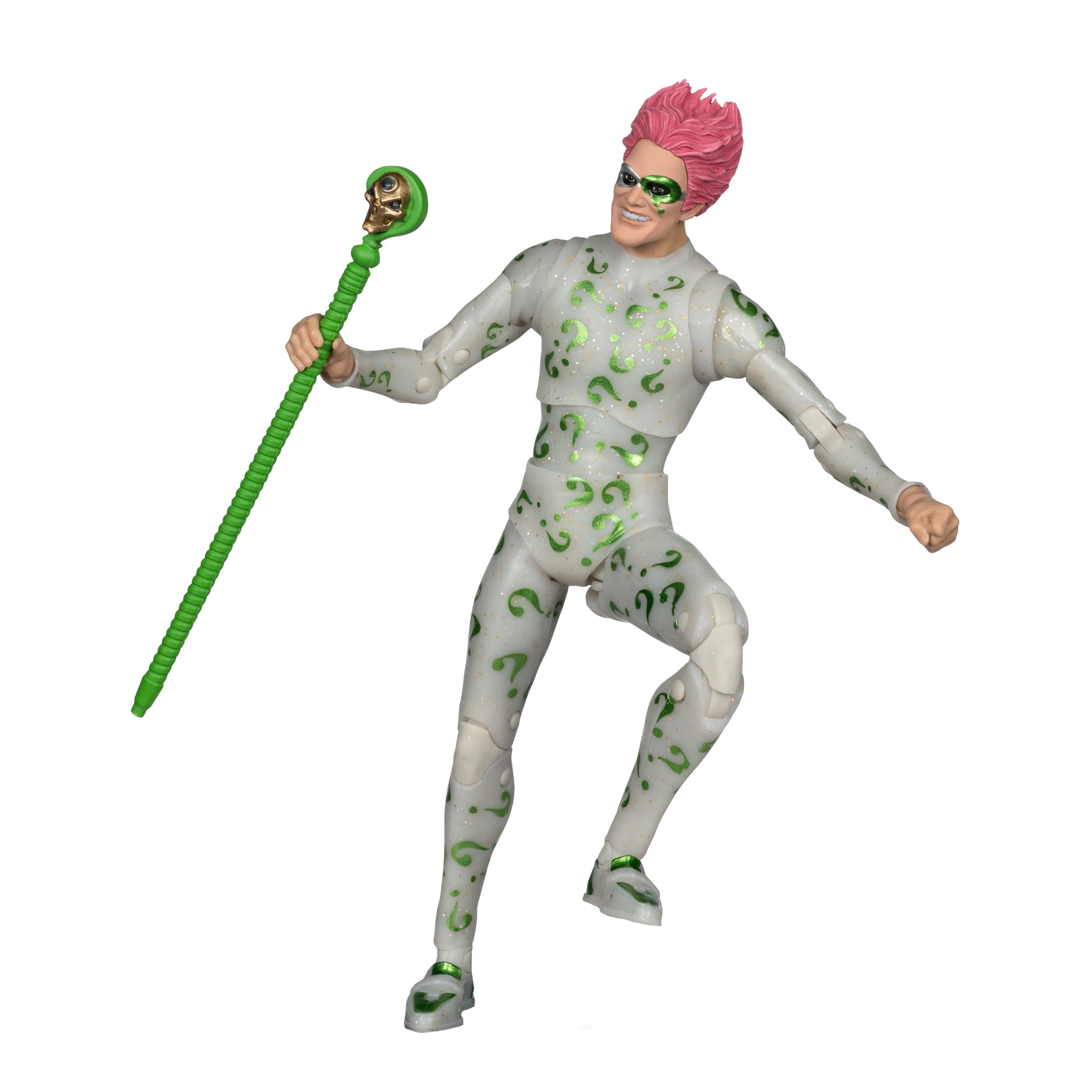 McFarlane DC Multiverse Riddler Final Suit action figure 17,8 cm Red Platinum