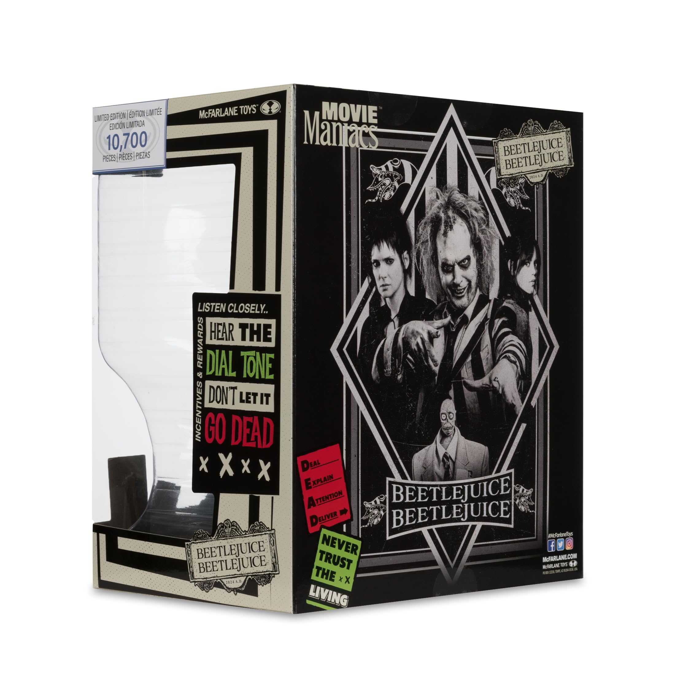 McFarlane Movie Maniacs Beetlejuice Beetlejuice figura 15,2 cm