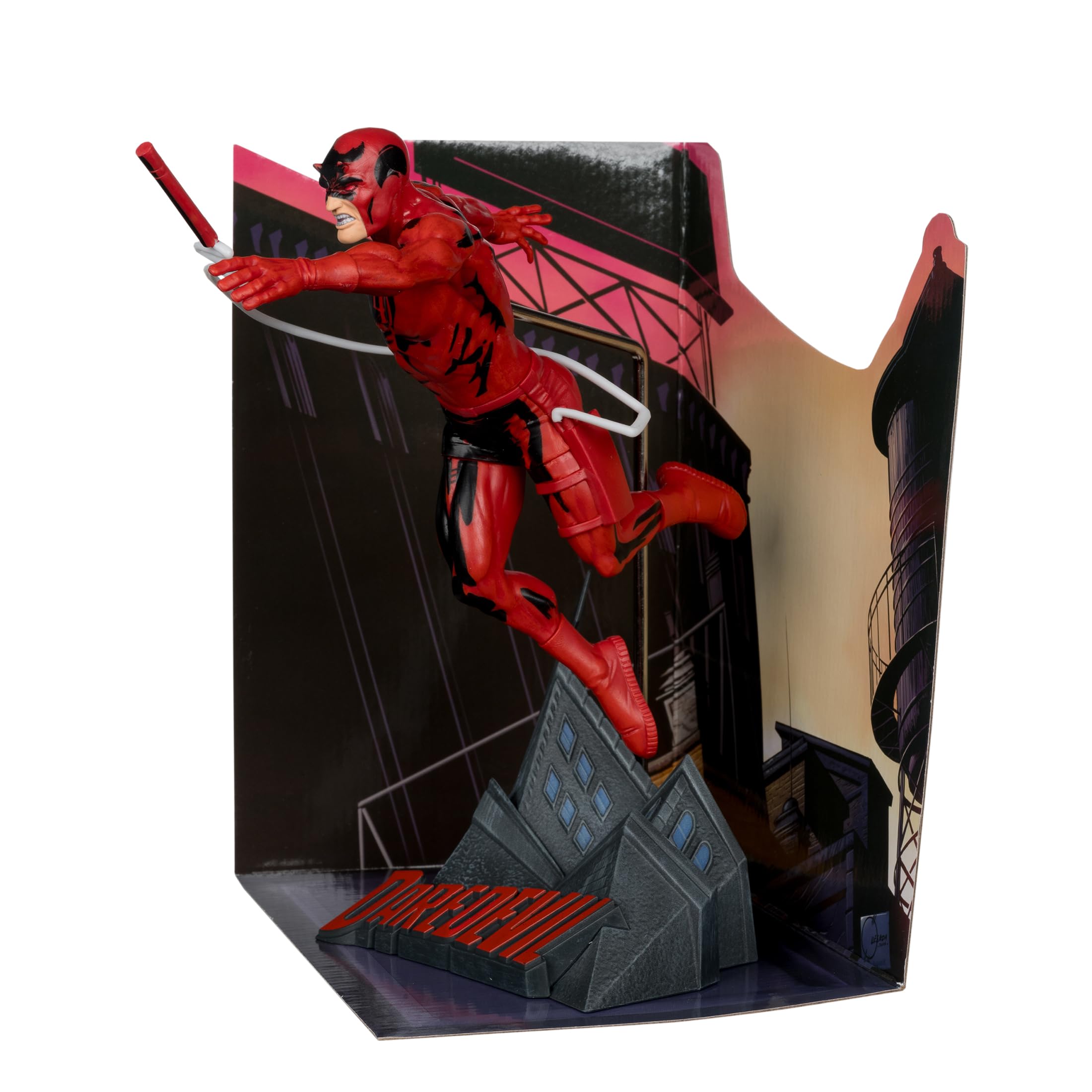 McFarlane Marvel Daredevil #600 statua 1:10 con scena