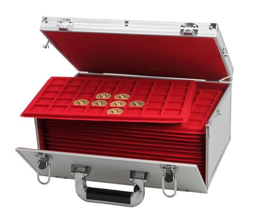 SAFE Valigetta Alluminio 600 Medaglie 34 mm