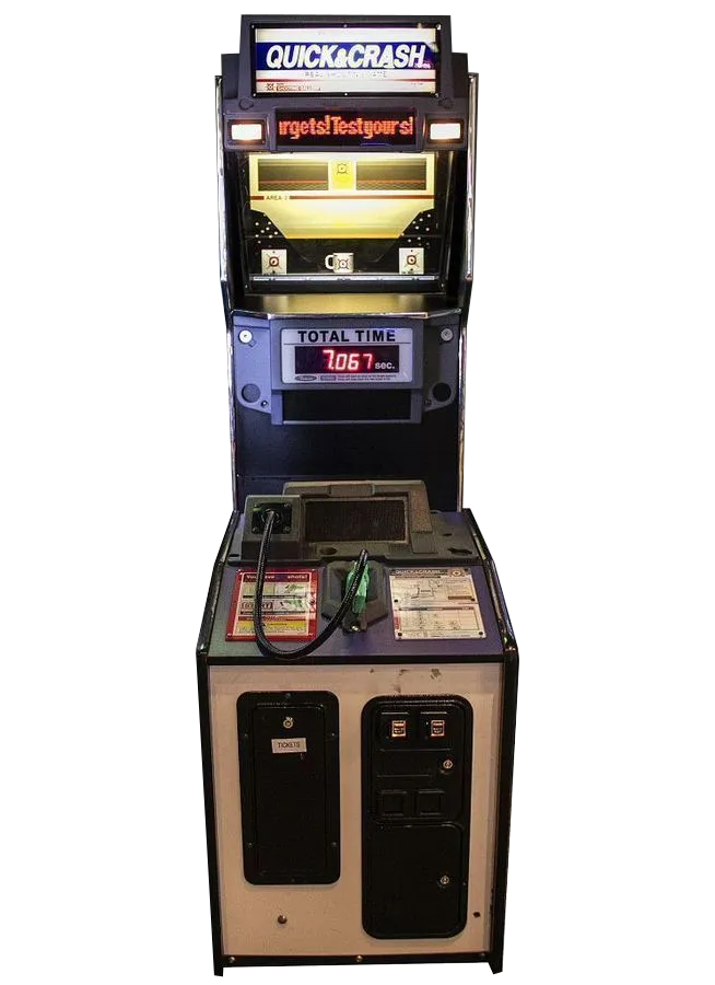 Arcade Story Rari e da Collezione Quick & Crash cabinato tiro