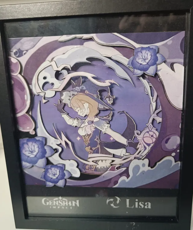 L'Atelier di Zelda Mondi di Luce Lisa lightbox viola Electro