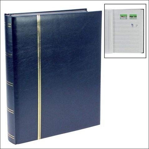 Safe Briefmarken Album francobolli blu 64 pagine bianche