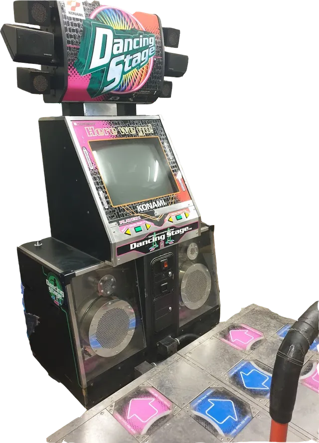Arcade Story Dance Stage cabinato arcade Konami 1998 CRT