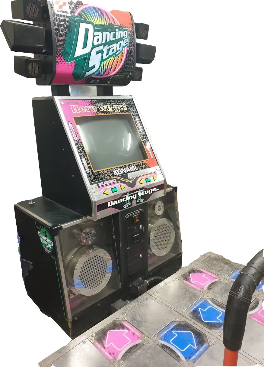 Arcade Story Dance Stage cabinato arcade Konami 1998 CRT
