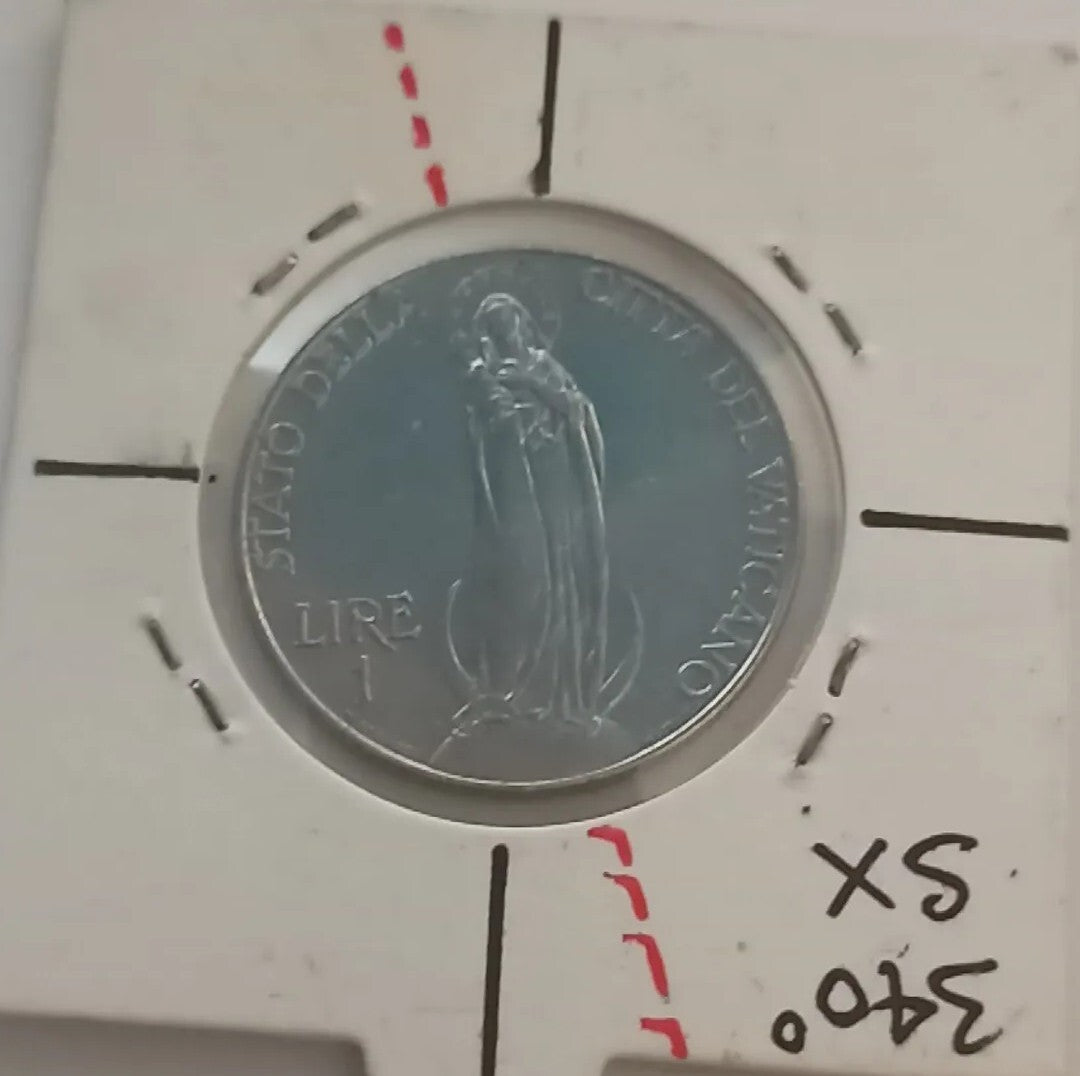TS Numismatica Vaticano 1 Lira 1939 Pio XII SPL+ decentrata