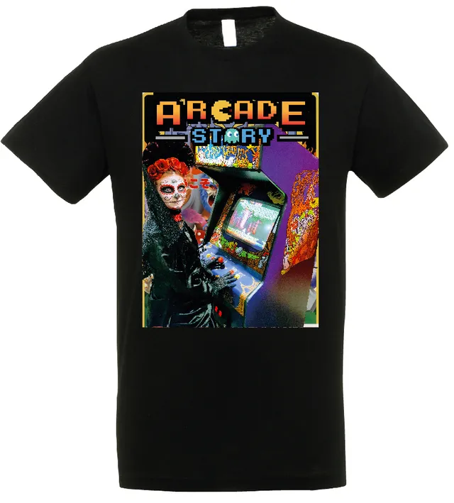 Arcade Story Maglietta Ghosts'n Goblins t-shirt cotone nero