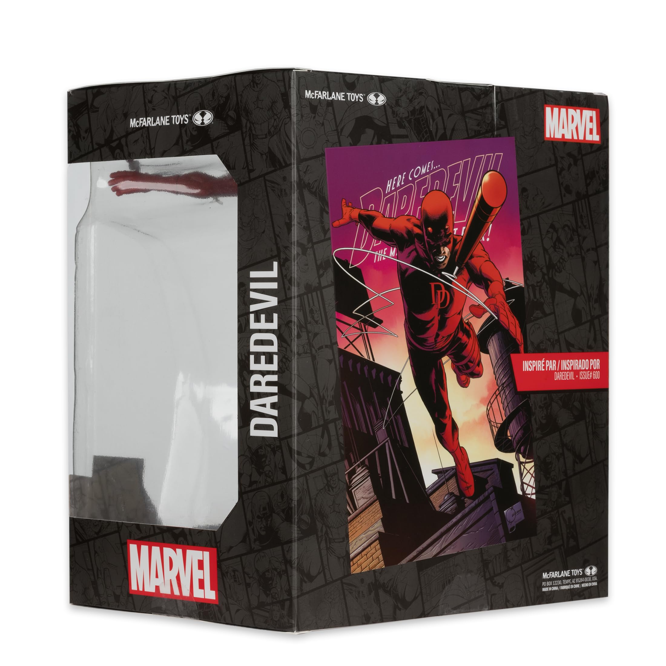 McFarlane Marvel Daredevil #600 statua 1:10 con scena