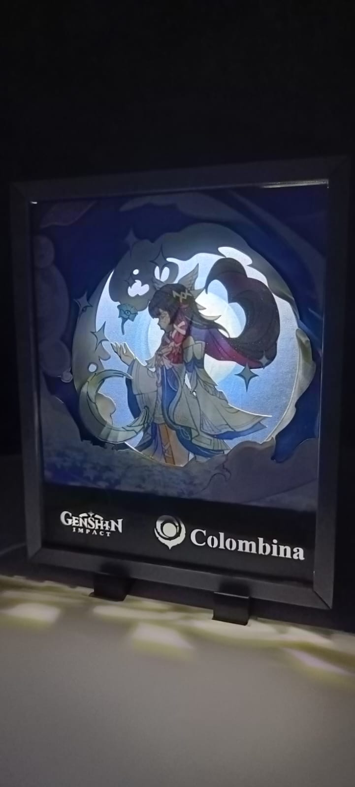 L'Atelier di Zelda Mondi di Luce Colombina lightbox Genshin
