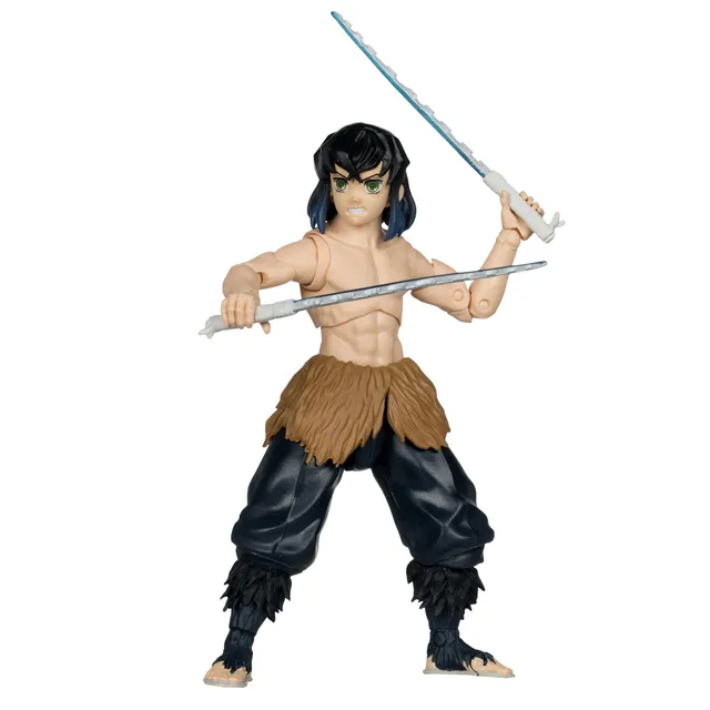 McFarlane Demon Slayer Inosuke action figure smascherato