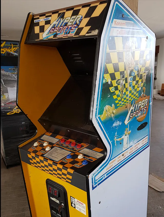 Arcade Story Arcade Hyper Sports videogioco Konami 1984