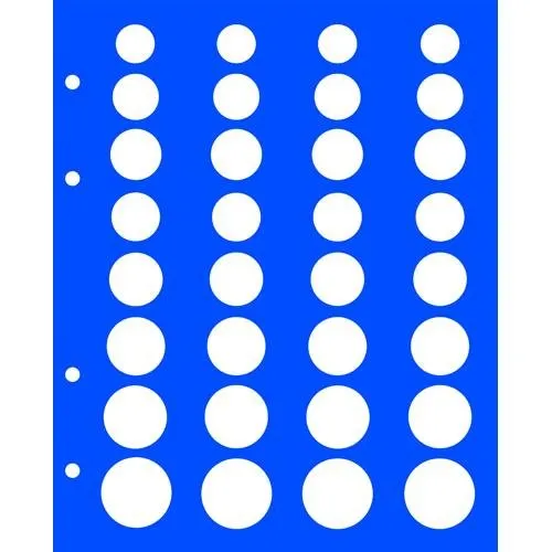 Safe Topset foglio album monete euro set capsule ricambio