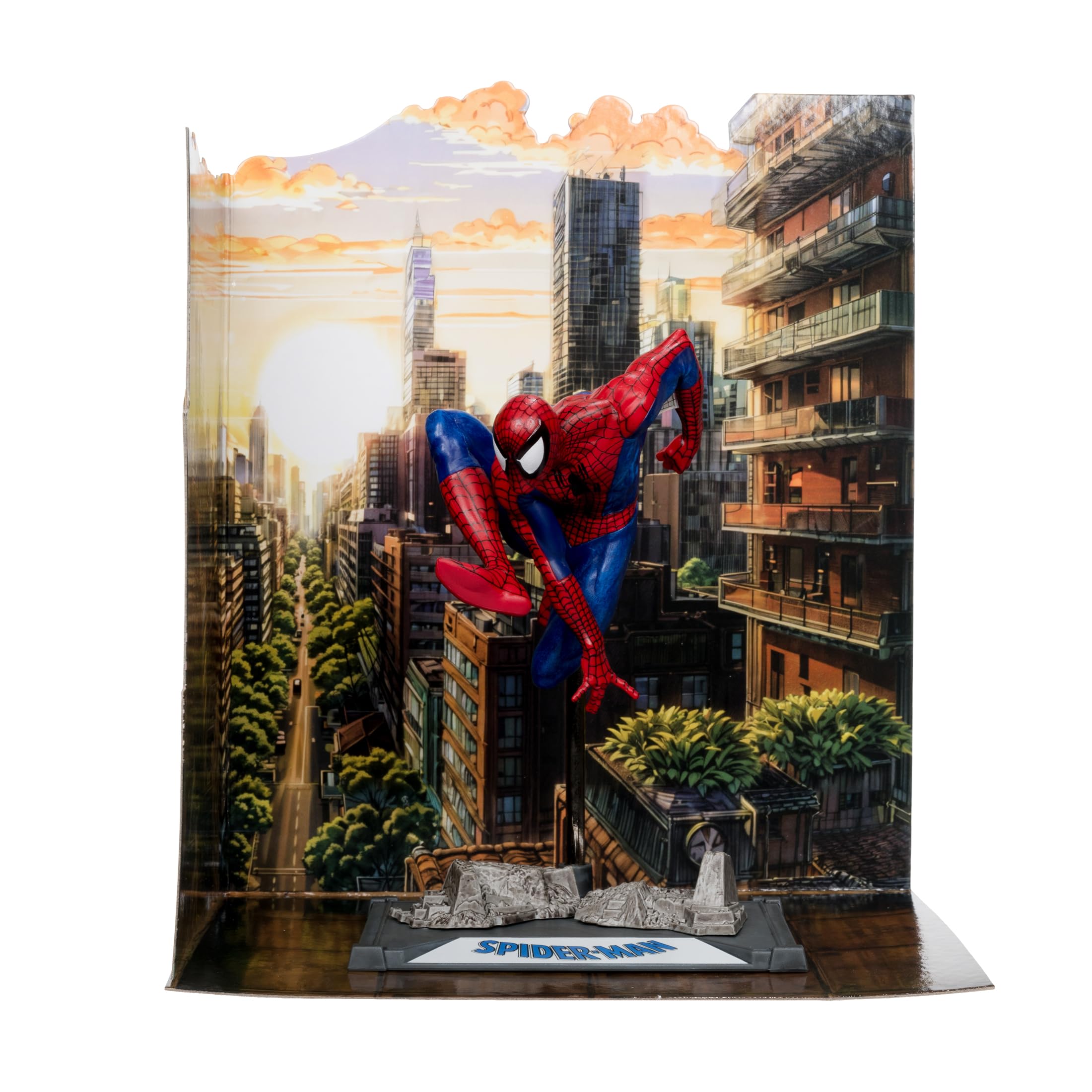McFarlane Marvel Spider-Man #6 statuetta 1:10 con scena