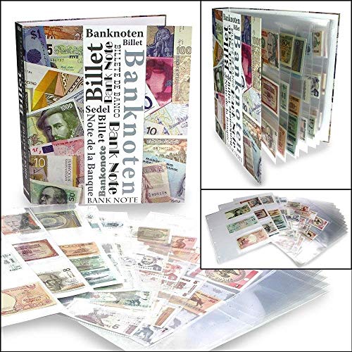 Safe Group Banknoten Alben 7921 Album Banconote Rosso Vinaccia