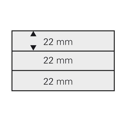 Safe Briefmarken 7003 schede francobolli 3 strisce 50 pezzi