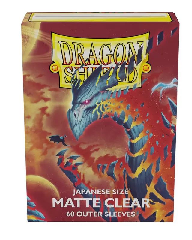 Dragon Shield Bustine Japanese Matte Clear 60 Outer Sleeves Small