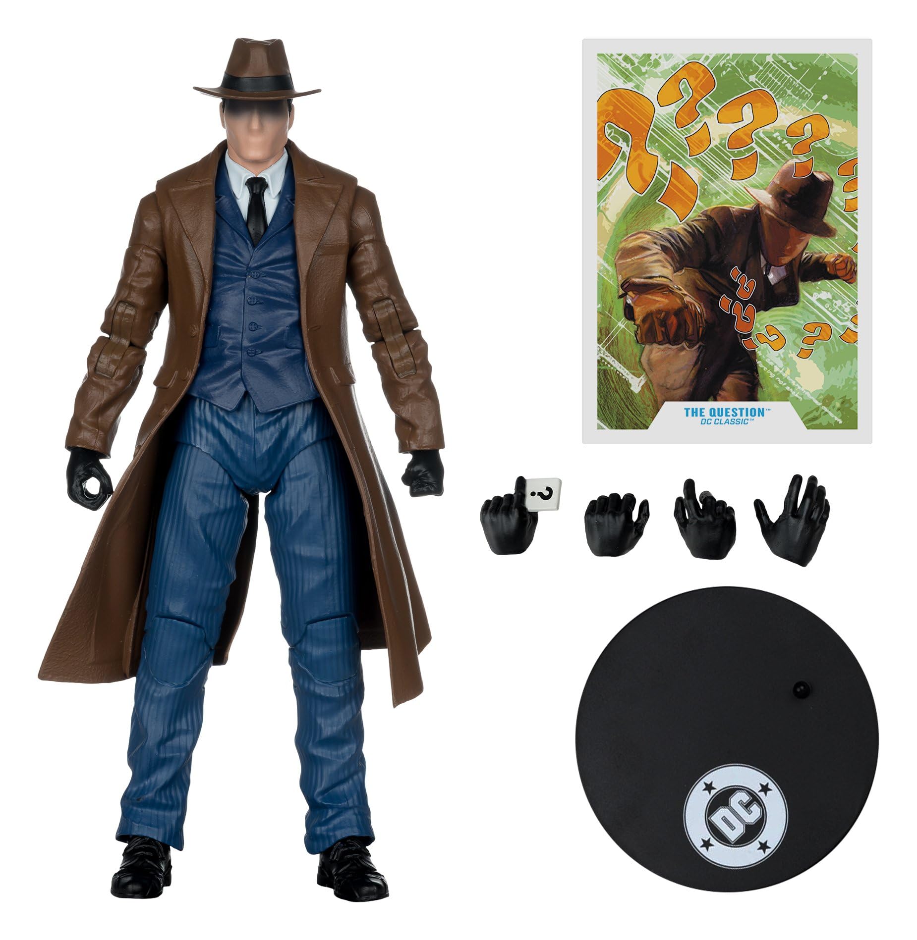 McFarlane DC Multiverse The Question action figure Gold Label