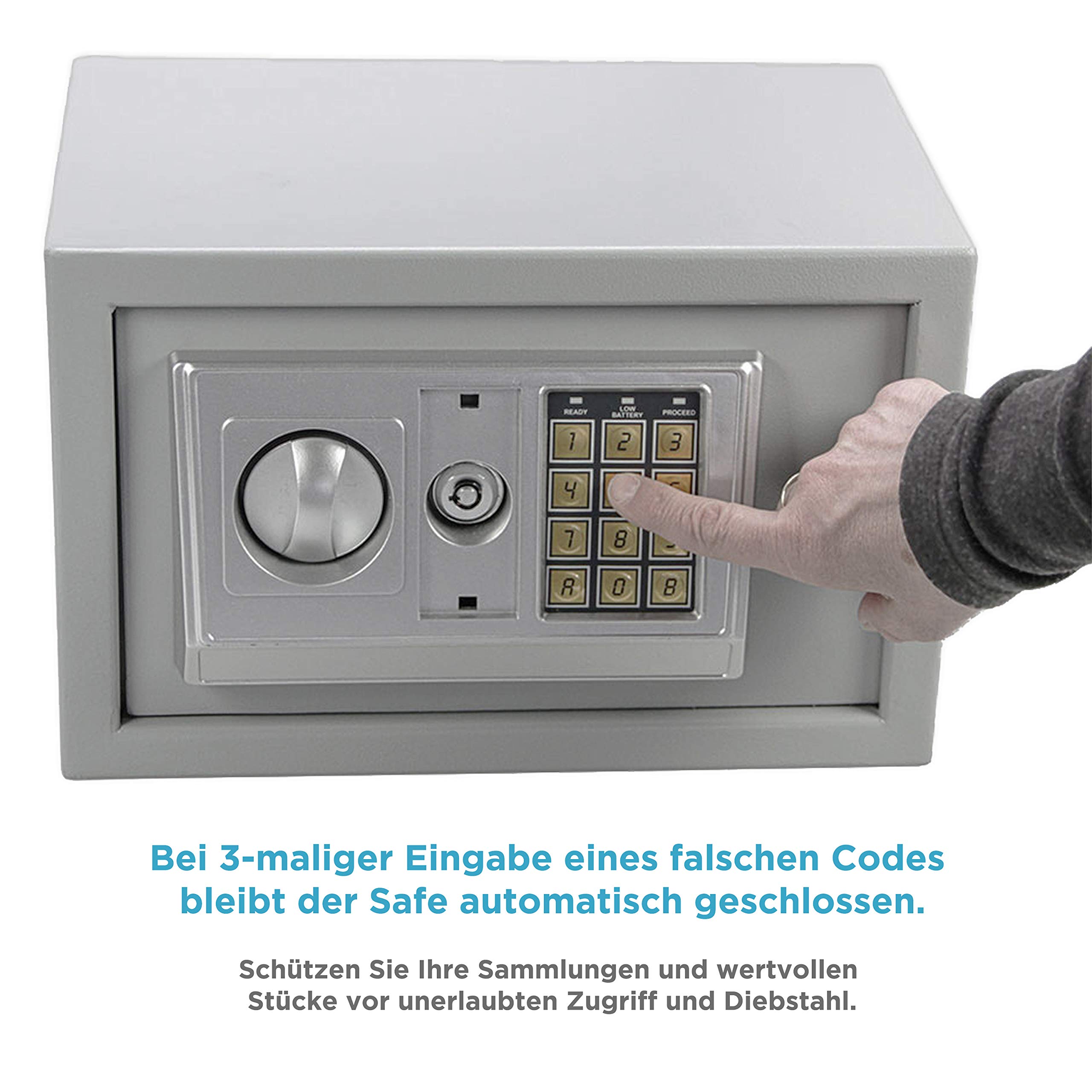 SAFE 3990 Cassaforte acciaio Mini codice e chiave