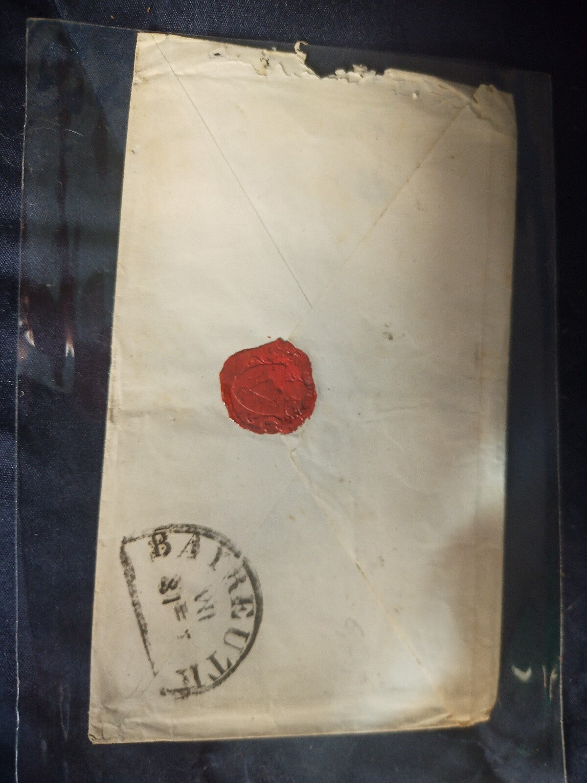 TS Collezionismo Filatelia Baviera 3 Kreuzer lettera Norimberga 1853